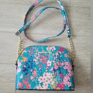 Steve Madden Floral Crossbody Bag, Blue Pink Floral